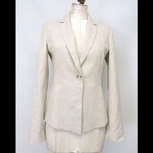 Ladies' Jacob Linen-Blend Blazer, Size S